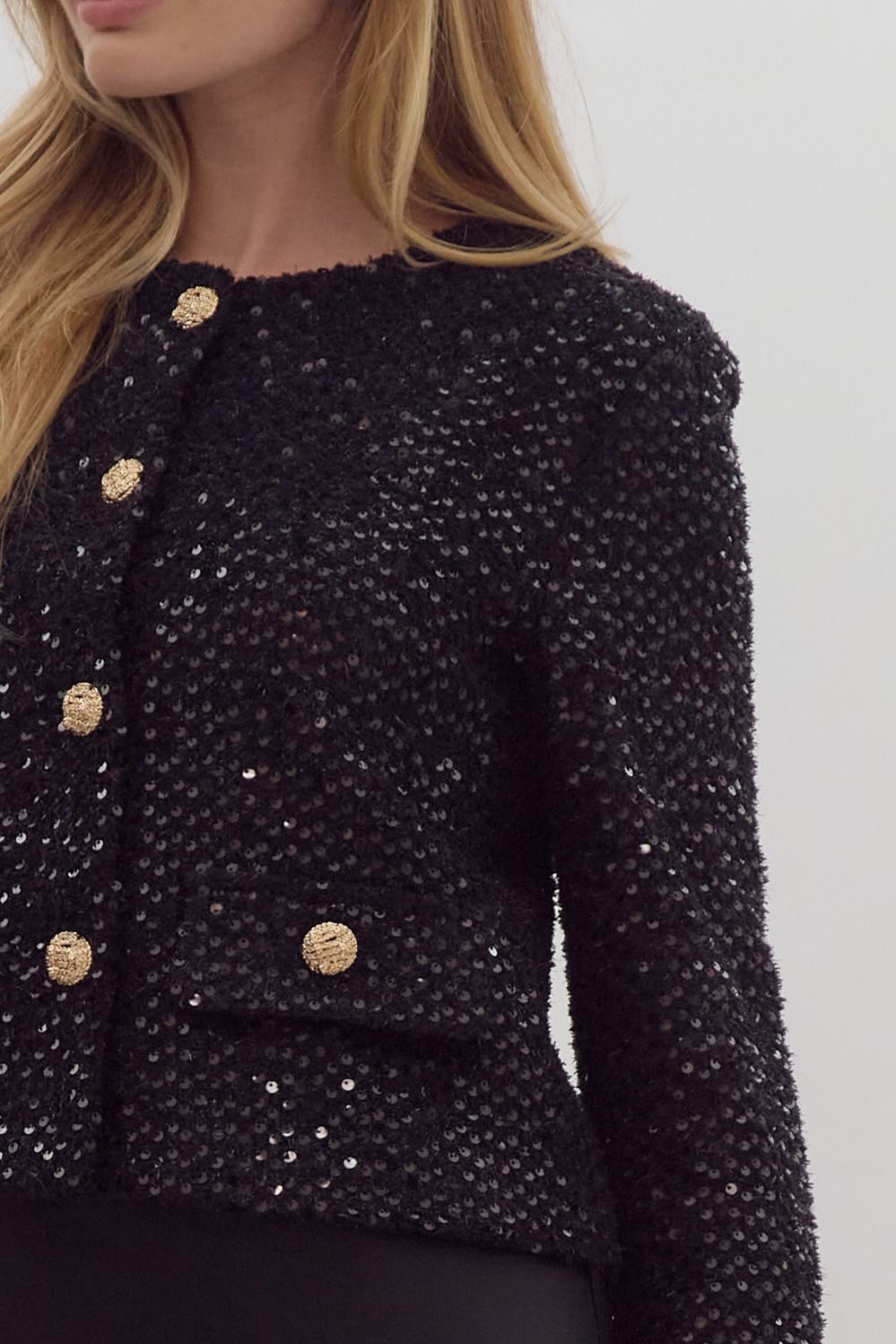 Black Sequin Jacket