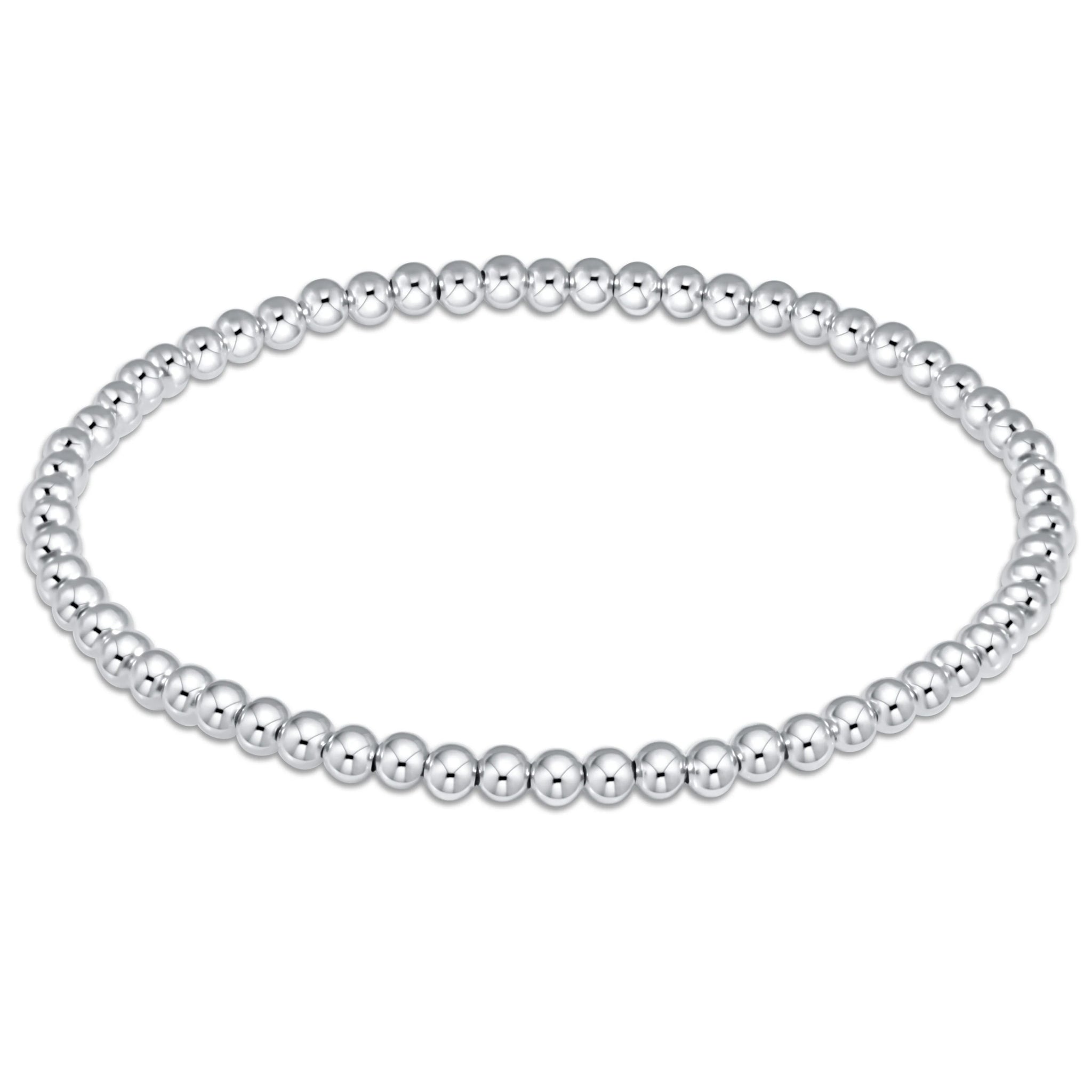 Classic Bead Bracelet - Silver