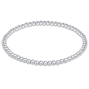 Classic Bead Bracelet - Silver