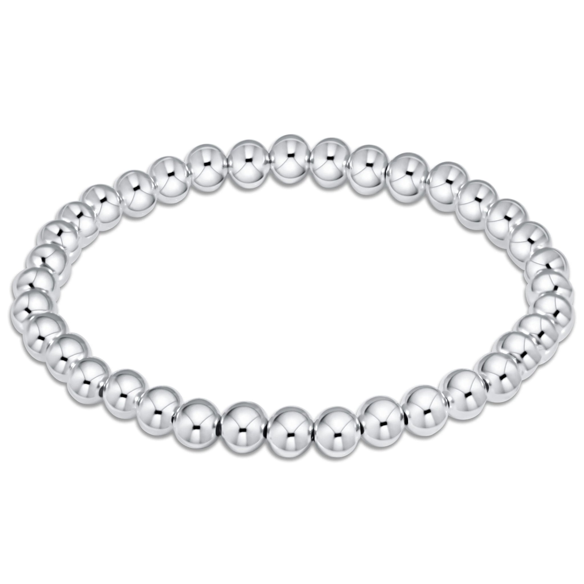 Classic Bead Bracelet - Silver