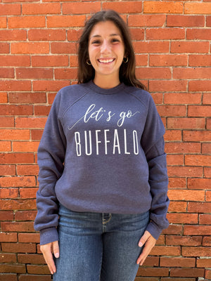 Let's Go Buffalo Crewneck Sweatshirt - Molly + Kate 
