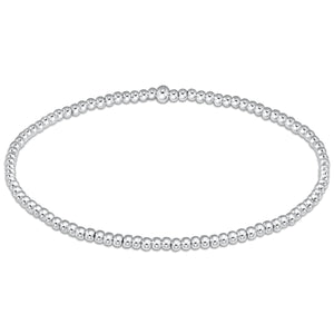 Classic Bead Bracelet - Silver