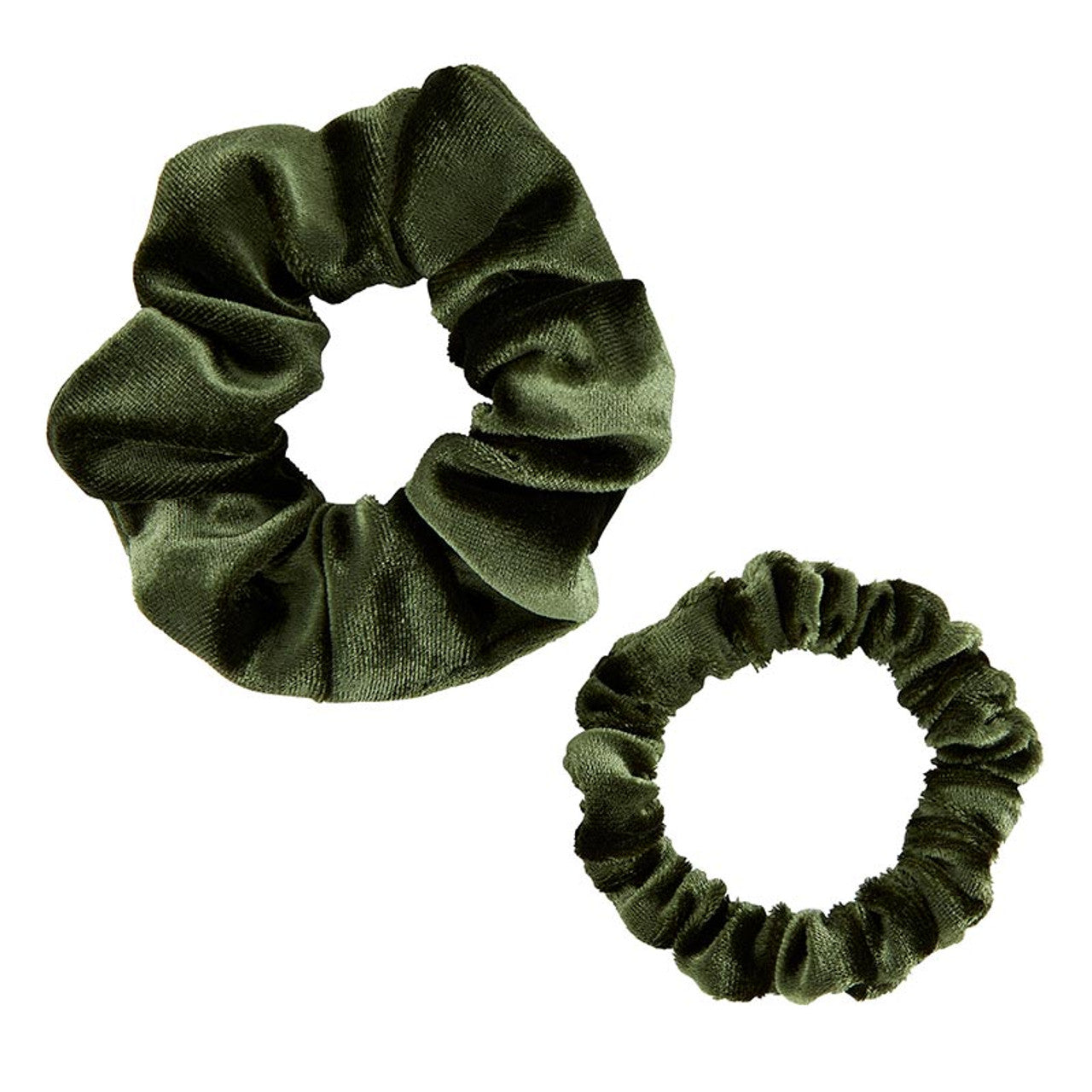 Tree Ornament Velvet Scrunchie Set of 2