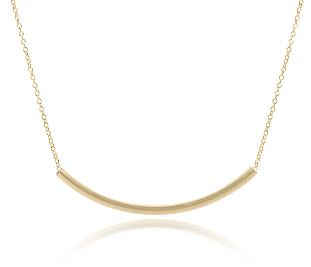Bliss Bar Smooth Necklace - Gold
