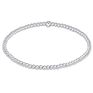 Classic Bead Bracelet - Silver