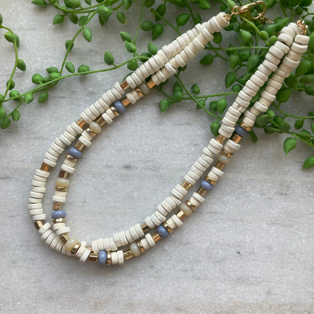 Double Strand Bead Necklace