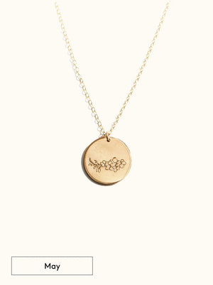 Bloom Birth Month Necklace