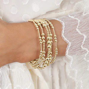 Joy Pattern Bracelet - Gold