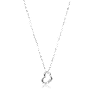 Love Charm Necklace - Silver