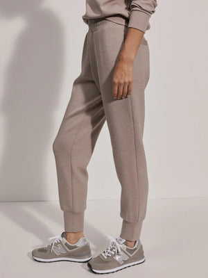 The Slim Cuff Pant 25" - Taupe Marl