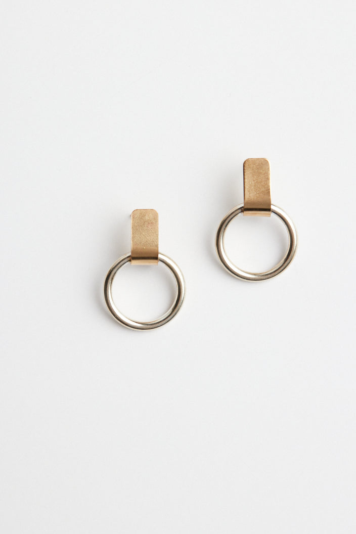 Fonda Two Tone Earrings