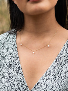 Triple Pearl Necklace