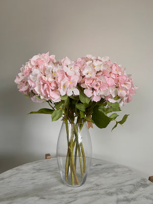 20 " Real Touch White Hydrangea Stem - Molly + Kate 