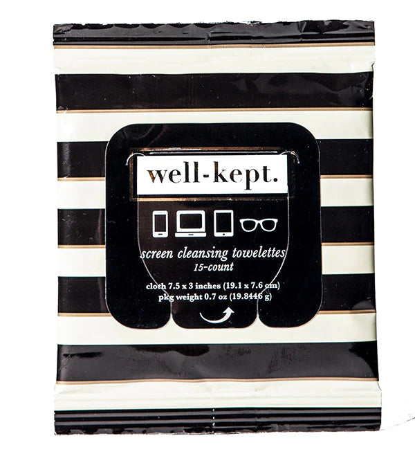 Well-Kept. Screen Cleansing Towelettes - Molly + Kate 