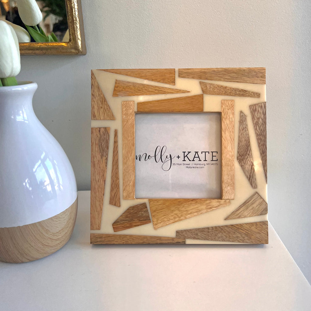 Wood & Resin Photo Frame - Molly + Kate 