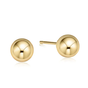 Classic Gold Ball Stud - Molly + Kate 