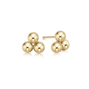 Classic Gold Cluster Stud - Molly + Kate 